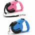 Automatic Retractable Dog Leash with Anti Slip Handle for Dogs Teddy Walking Pink 3 meters