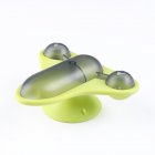 Automatic Rotating Plane Funny Cat Toy Leaking Food Cat Interactive Toy Puzzle Exercise Toys green