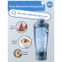 Automatic Vortex Mixer Portable Electric Leak proof Sports Fitness Shaker Cup Protein Shaker Blender black