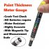 Automobile Paint Surface Paint  Film  Tester Car Paint Thickness Pen C0018 Coating Thickness Gauge With Micro magnetic Crash Check Test black