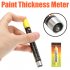 Automobile Paint Surface Paint  Film  Tester Car Paint Thickness Pen C0018 Coating Thickness Gauge With Micro magnetic Crash Check Test black