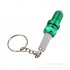 Automobile Parts Sparking Plug Shape Key Ring with Lights  red OPP