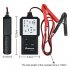 Automotive Relay Tester For 12V24V 4 Pin And 5 Pin Relays  Compact Relay Analyzer Fault Detection Tools With LED Indicator Light black