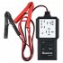 Automotive Relay Tester For 12V24V 4 Pin And 5 Pin Relays  Compact Relay Analyzer Fault Detection Tools With LED Indicator Light black