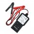 Automotive Relay Tester For 12V24V 4 Pin And 5 Pin Relays  Compact Relay Analyzer Fault Detection Tools With LED Indicator Light black