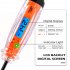 Automotive Test Light Dc 3 60v Light Tester Heavy Duty Auto Ciruit Tester Electric Test Pen Orange