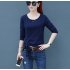 Autumn Slim Thic Fashion Korean Style Lace Long Sleeve T shirt Female Base Shirt Avocado M
