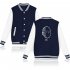 Autumn Winter Fashion Printing Baseball Uniform Coat LF 107ab 2 pink M
