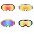 Autumn Winter Ski Goggles Double Layers Antifog Outdoor Snowboard Goggles Can Install Myopic Lens  red