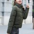 Autumn Winter Women Slim Jacket Stand Collar Soft Warm Cotton Jacket