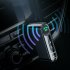 Aux Car Bluetooth compatible 5 0 Mp3 Player Audio Converter Car Bluetooth compatible Hands free Calls Receiver Audio Adapter black