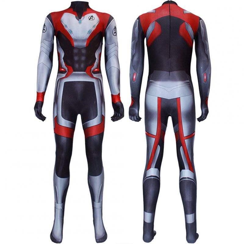 Avengers 4 Endgame Quantum Realm Cosplay Zipper Jacket Sweatshirt Bodysuit AS SHOWN_110