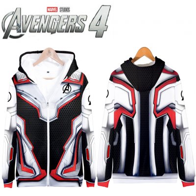 Avengers Endgame 4 Men Women Quantum Suit 3d Printing Hoodies Sweatshirt Cosplay Sweater Jacket Coate3vv