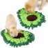 Avocado Pattern Pet Sniffing Mat Feeding Training Pad Toy Dog Release Stress Training Blanket  green 69 53CM