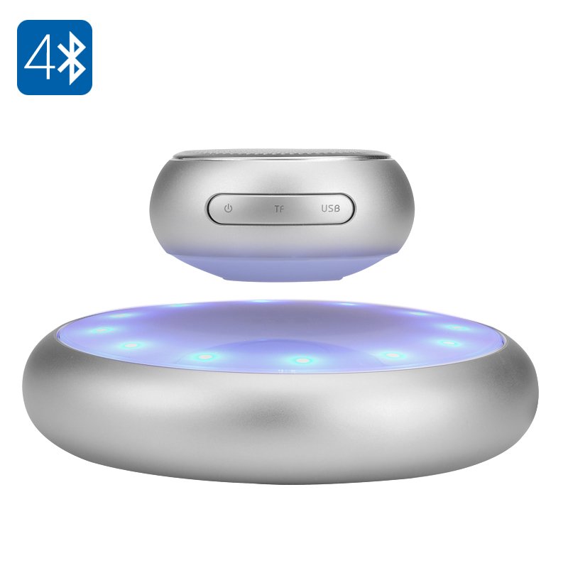 Levitating Bluetooth Speaker (Silver)