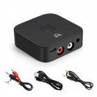 B11 RCA Audio Receiver 3.5mm AUX Jack Music Wireless Adapter With NFC For Car TV Computer Speakers Music Streaming System black