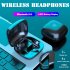 B11 TWS Earphone Bluetooth 5 0 Noise Reduction IPX5 Waterproof Gaming Sports Headphone black