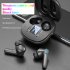 B11 Tws Bluetooth 5 0 Headphones Anc Active Noise Cancelling Hi fi Audio Touch Wireless Gaming Headset black