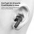 B11 Wireless  Headset Bluetooth compatible 5 0 Strong Signal Binaural Call Stereo Sports Headphones Touch Screen Noise Canceling Earphone White