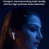 B18 Wireless Earphones Real Time Language Translator Headphones in Ear Headphones Noise Reduction Earphones Black