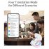 B18 Wireless Earphones Real Time Language Translator Headphones in Ear Headphones Noise Reduction Earphones Black