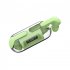 B39 Wireless Earbuds with Built in Mic Transparent Charging Case LED Display Waterproof Headphones Green