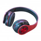 B39 Wireless Headsets Noise Canceling Ear Buds Longer Playtime Deep Bass Earphones For Cell Phone Gaming Computer Laptop red black