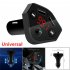 B4 12 24v Car Cigarette Lighter Socket Usb Charger Mp3 Player Bluetooth compatible Hands free Calling Led Display gold