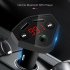 B4 12 24v Car Cigarette Lighter Socket Usb Charger Mp3 Player Bluetooth compatible Hands free Calling Led Display rose gold