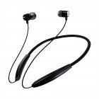 B4 Wireless In-ear Headphones Neckband Stereo Sports Running Waterproof Bluetooth-compatible Earphones black