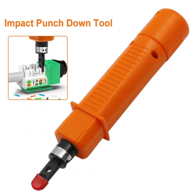 Impact Punch Down Tool Multi-purpose Network Module Wiring Knife Clamping Device Terminal Insertion Tool 