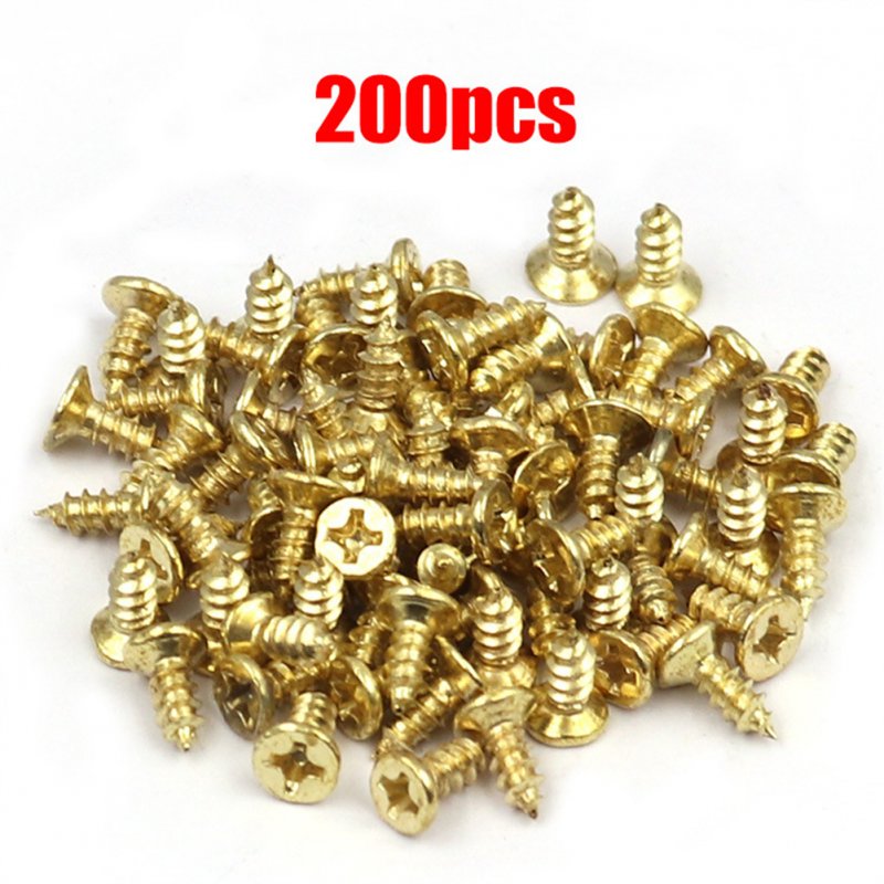 100pcs Double-sided Sawtooth Hook With Flat Head Screw Combination Set Straight Strip Frame Hanger Accessories 