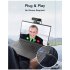 B5 1080P Webcam With Microphone  Plug And Play USB Webcam  Streaming Webcam  Built In Mic  HD Computer Web Camera  For Online Calling Conferencing Face Time HD 