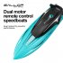 B5 Remote Control Speedboat with Lights 4 Channels Dual Motor 2 4 Ghz Remote Control Boat Blue