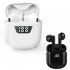 B55 J55 Wireless Earbuds Stereo Sound Earphones With Charging Case For Cell Phone Gaming Computer Laptop Sport black