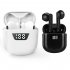 B55 J55 Wireless Earbuds Stereo Sound Earphones With Charging Case For Cell Phone Gaming Computer Laptop Sport black