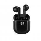 B55 J55 Wireless Earbuds Stereo Sound Earphones With Charging Case For Cell Phone Gaming Computer Laptop Sport black