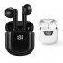 B55 J55 Wireless Earbuds Stereo Sound Earphones With Charging Case For Cell Phone Gaming Computer Laptop Sport black