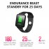 B57 Smart Watches Waterproof Sports for iPhone Android Phone Smartwatch Heart Rate Monitor Blood Pressure Fitness Bracelet Black