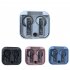 B62 Wireless Earbuds Stereo Earphones With Transparent Charging Case Noise Reduction Headphones For Cell Phone Gaming Computer black