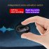 B800 Mini Digital Voice Recorder with USB Cable Headphones Playback Clip On Mic Dictaphone Black
