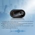 B800 Mini Digital Voice Recorder with USB Cable Headphones Playback Clip On Mic Dictaphone Black