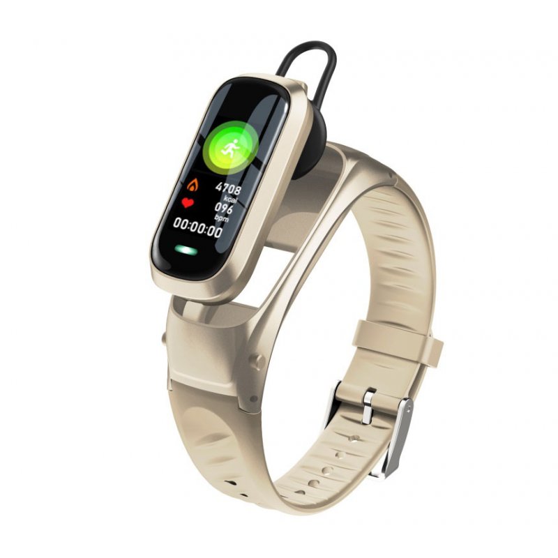 B9 Smart Bracelet Bluetooth5.0 Wristband Heart Rate Activity Sleep Monitor Fitness Tracker Intelligent Watch  gold