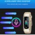 B9 Smart Bracelet Bluetooth5 0 Wristband Heart Rate Activity Sleep Monitor Fitness Tracker Intelligent Watch  gold