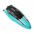 B9 Summer Remote Control Boat Water Toy Racing Rowing Double Propeller Electric High power High speed Speedboat blue 2 batteries