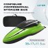 B9 Summer Remote Control Boat Water Toy Racing Rowing Double Propeller Electric High power High speed Speedboat green 3 batteries
