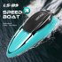 B9 Summer Remote Control Boat Water Toy Racing Rowing Double Propeller Electric High power High speed Speedboat blue 3 batteries