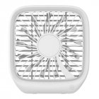 BASEUS Foldable 3 Speed Car Headrest Back Seat Cooling Fan Silent Folding Fan Mini USB Fan for Car Cooling System white Square