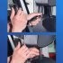 BASEUS Foldable 3 Speed Car Headrest Back Seat Cooling Fan Silent Folding Fan Mini USB Fan for Car Cooling System white Square