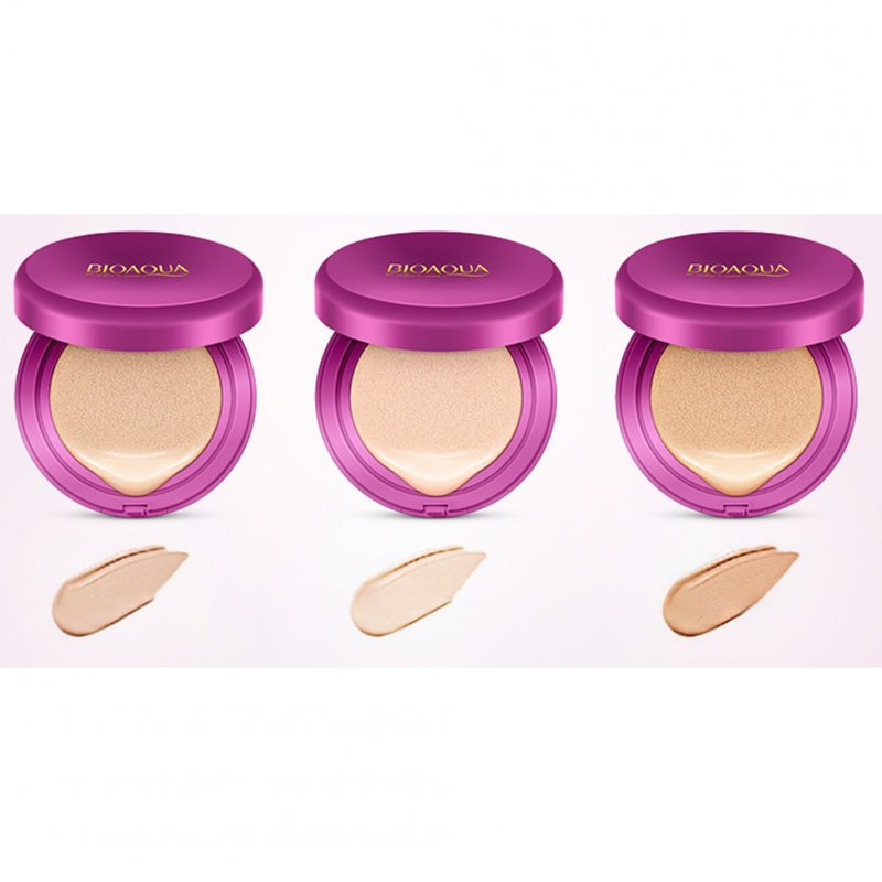 BB Air Cushion Foundation Natural Hydrating Medium Cover Long Lasting Concealer Ivory 15g+15g